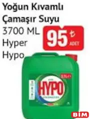 HYPO HYPER YOĞUN KIVAMLI ÇAMAŞIR SUYU  3700 ML